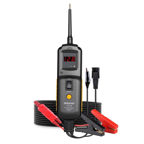 [Clearance Sale] GODIAG GT102 PIRT Power Probe DC 6-40V Vehicles Electrical System Diagnosis/ Fuel Injector Cleaning and Testing/Relay Testing