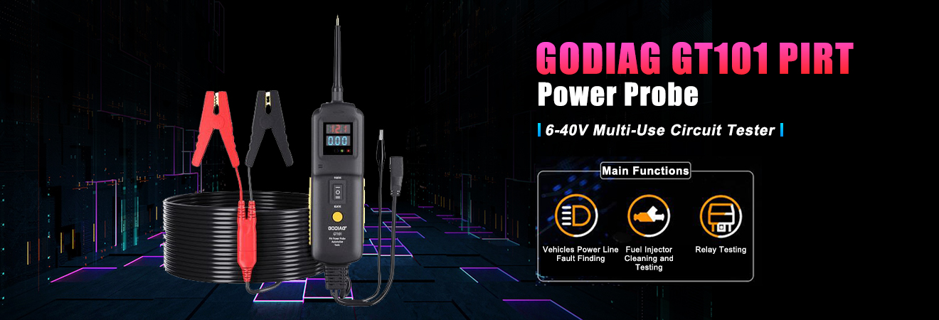 GODIAG GT101 PIRT Power Probe DC 6-40V Vehicles Electrical System