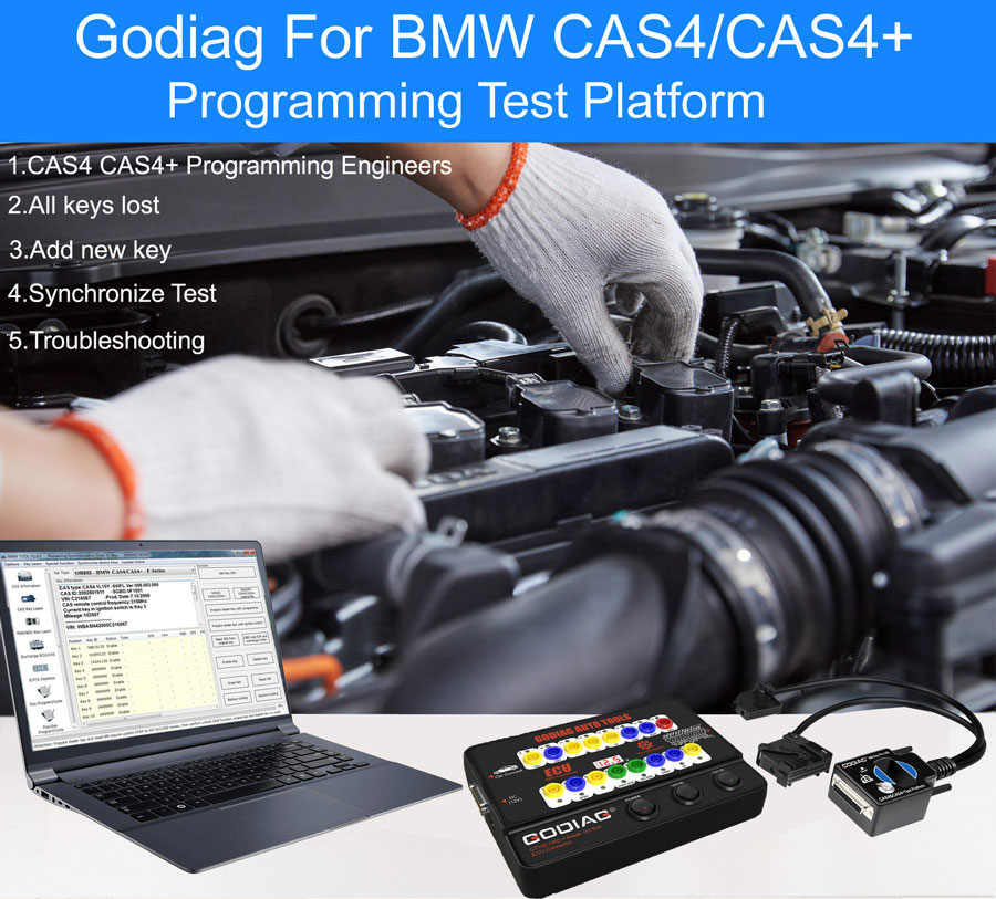 godiag-CAS4-test-platform-functions