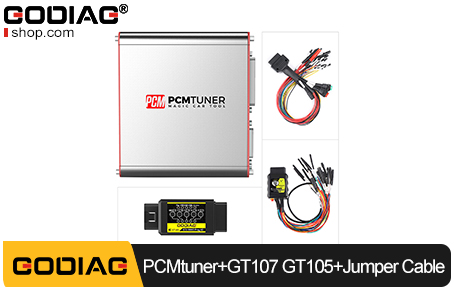 [US/EU Ship] GODIAG GT107 DSG Gearbox Data Read/Write Adapter with GT105 + OBD2 Jumper Cable + PCMtuner ECU Programmer 67 Modules in 1