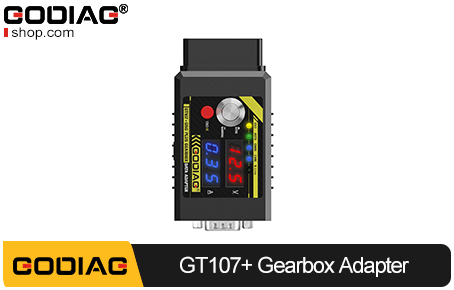[EU Ship] GODIAG GT107+ DSG Plus Gearbox Data Adapter with Voltage Current Display For DQ250 DQ200 VL381 VL300 DQ500 DL501 Benz BMW