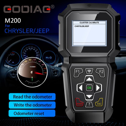 GODIAG M200 for Chrysler/Jeep Hand-held OBDII Odometer Adjustment Professional Tool