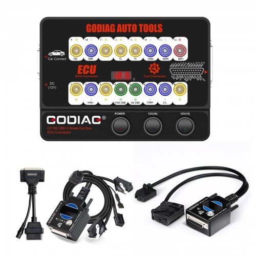 GODIAG GT100 Breakout Box ECU Tool with BMW CAS4 CAS4+ and FEM/BDC Test Platform Support All Key Lost