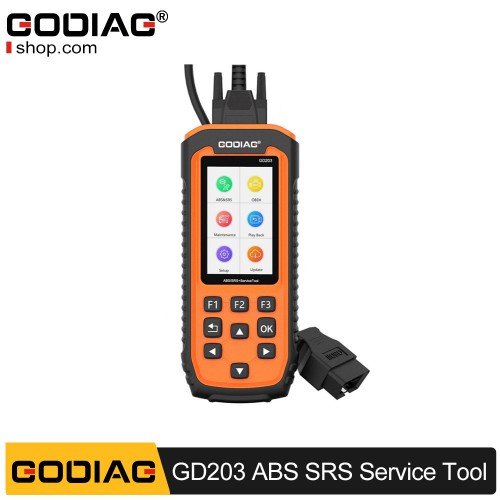 GODIAG GD203 ABS/SRS OBD2 Scan Tool with 28 Service Reset Functions Free Update Online for Lifetime