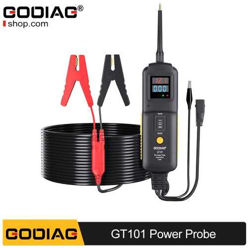GODIAG GT101 4 in one DC 6-40V Circuit Tester Power Probe Relay Tester with Fuel Injector Cleaning and Testing