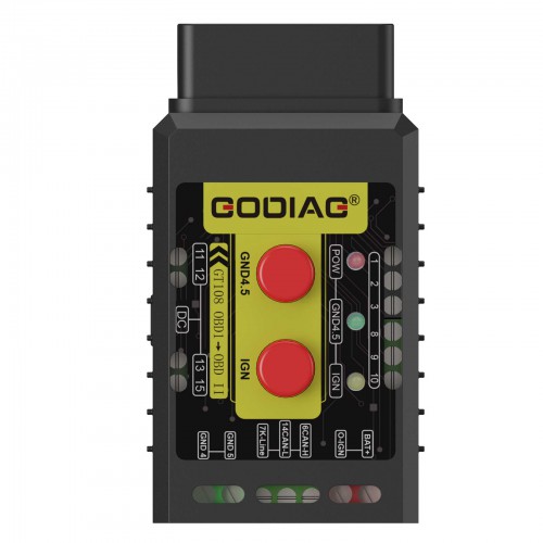 GODIAG GT108 C Configuration OBDI-OBDII Universal Conversion Adapter For Cars, SUVs, Trucks, Tractors, Mining Vehicles, Generators, Boats, Motorcycles