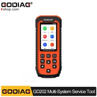 GODIAG GD202 Engine ABS SRS Transmission Four System Scan Tool with 11 Special Functions