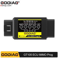 GODIAG GT105 IMMO Prog AD OBD II Break Out Box ECU Connector Support Ford All Key Lost & Outdoor Power Supply