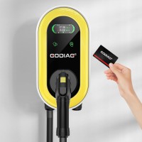 GODIAG Hardwired Level 2 EV Charger, 40Amp/9.6kw 240V Wall-Mount Indoor/Outdoor Electric Car Fast Home Charging Station with 25ft Cable