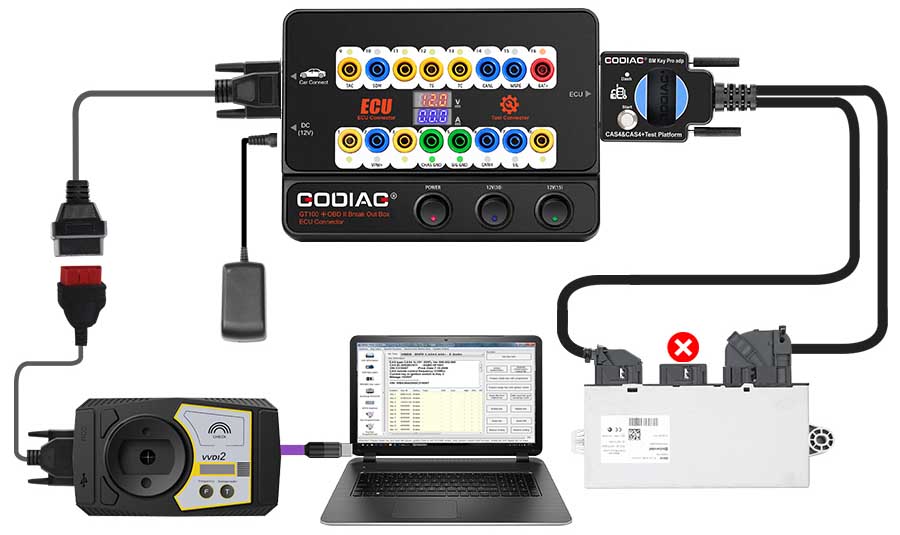 Godiag GT100+ Pro connection 2