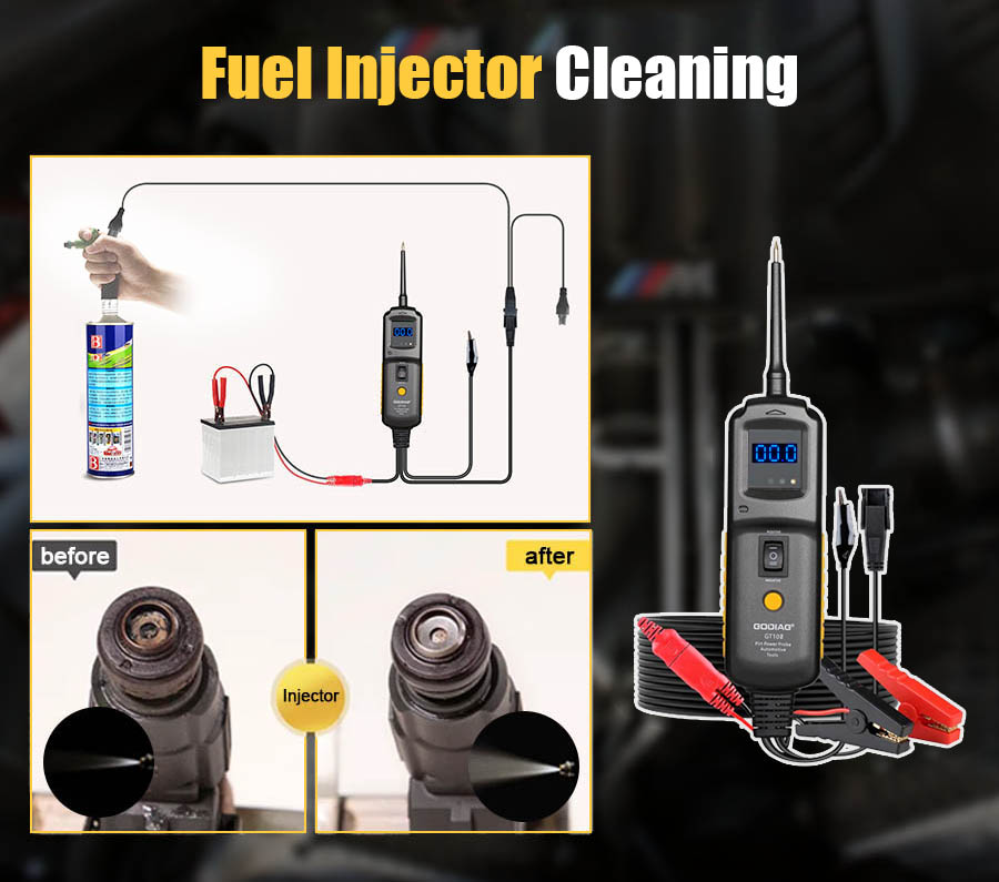 GT102 Fuel Injector Cleaning