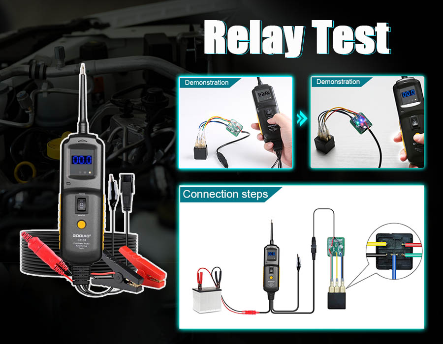 godiag gt102 relay test 